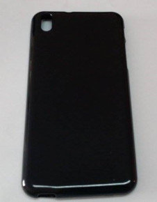 Силиконов гръб ТПУ гланц за HTC Desire 816 черен